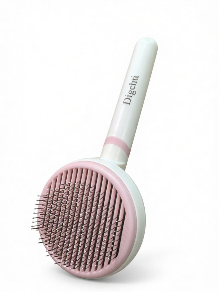 Pink Pet Comb, Cat and Dog Hair Removal Comb