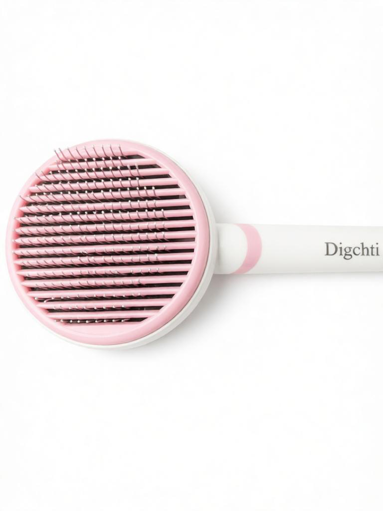 Pink Pet Comb, Cat and Dog Hair Removal Comb