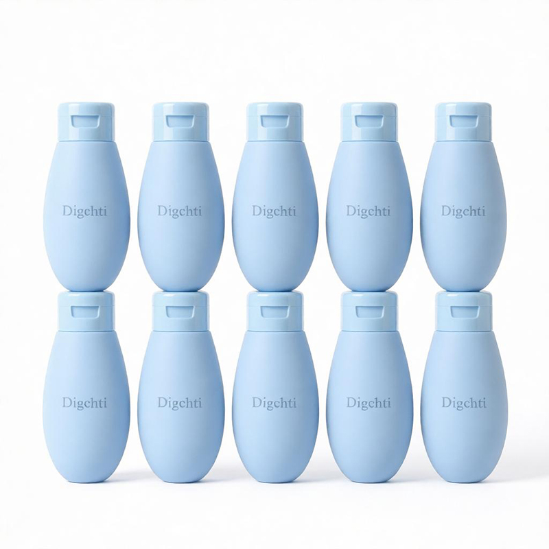 10pcs blue PE travel refillable bottle